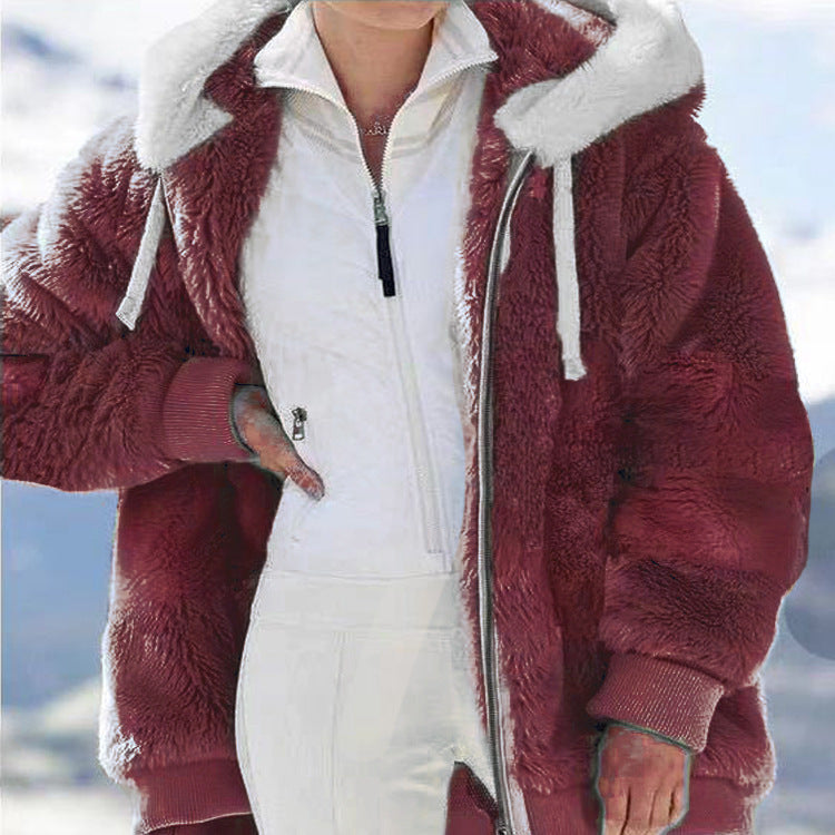 Norvian | Zimná bunda s kapucňou z fleece