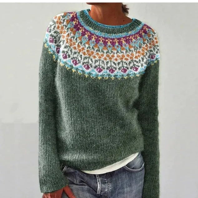 Pierina™ I Retro-pulóver