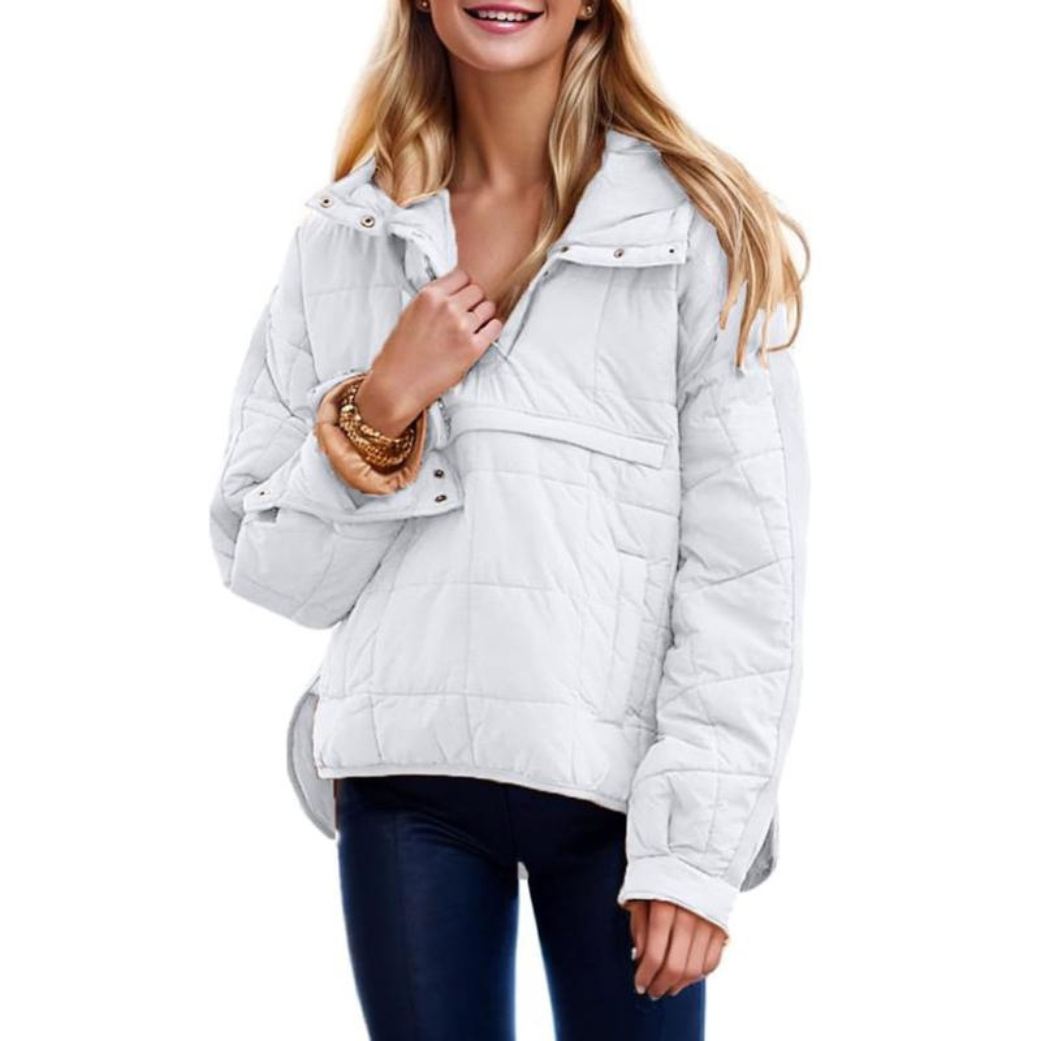 FARRELL™ – Prešívaná mikina s kapucňou oversized