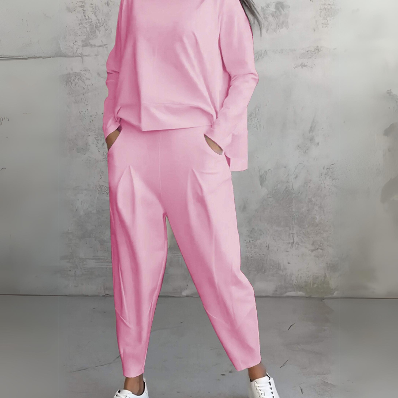 Jackquelin™ Elegant Lounge Set | Zodpovedajúci štýlový top a nohavice