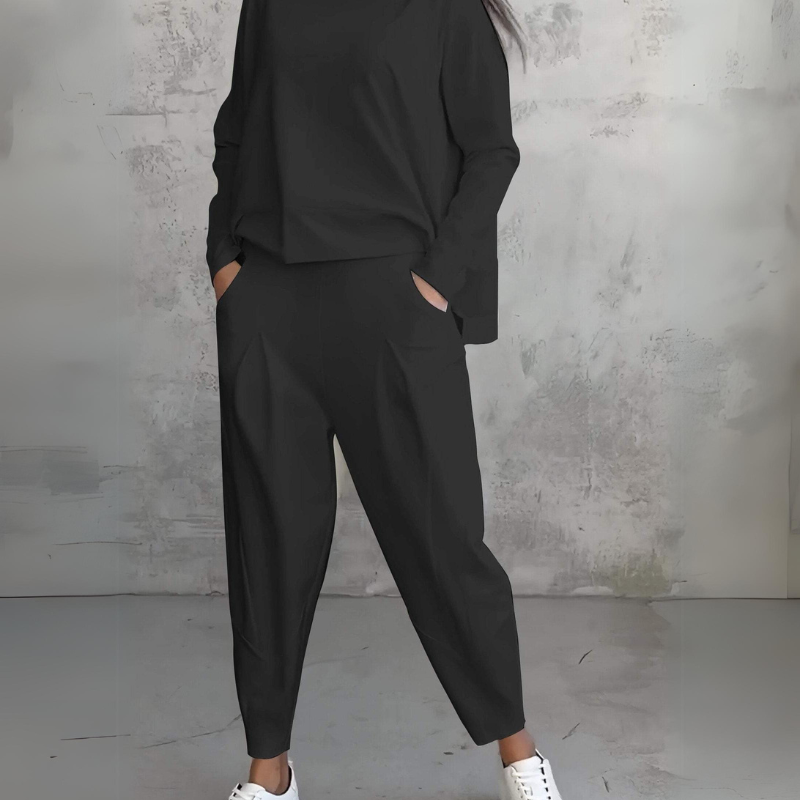 Jackquelin™ Elegant Lounge Set | Zodpovedajúci štýlový top a nohavice