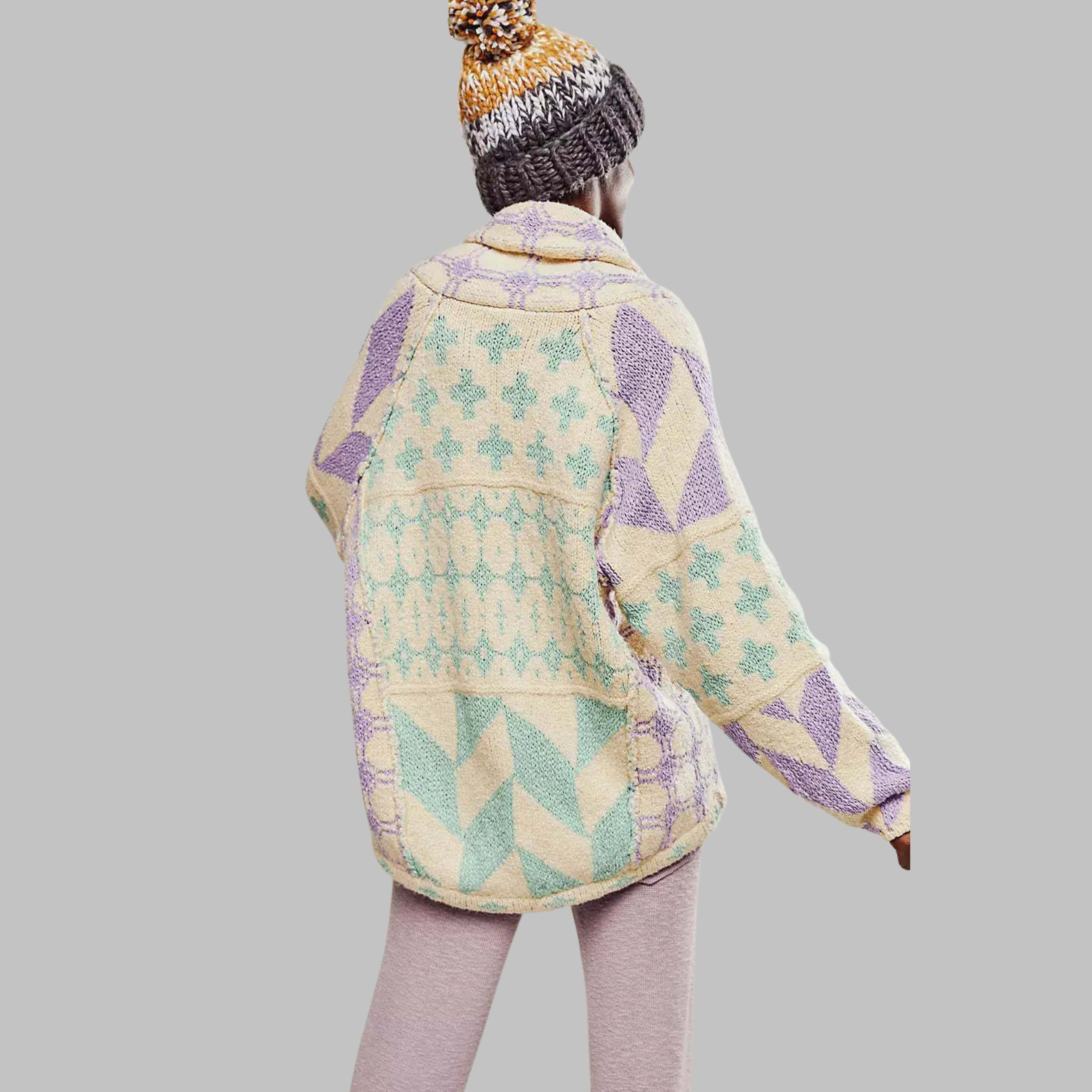 Portelle | Vintage gombíkový golier cardigan