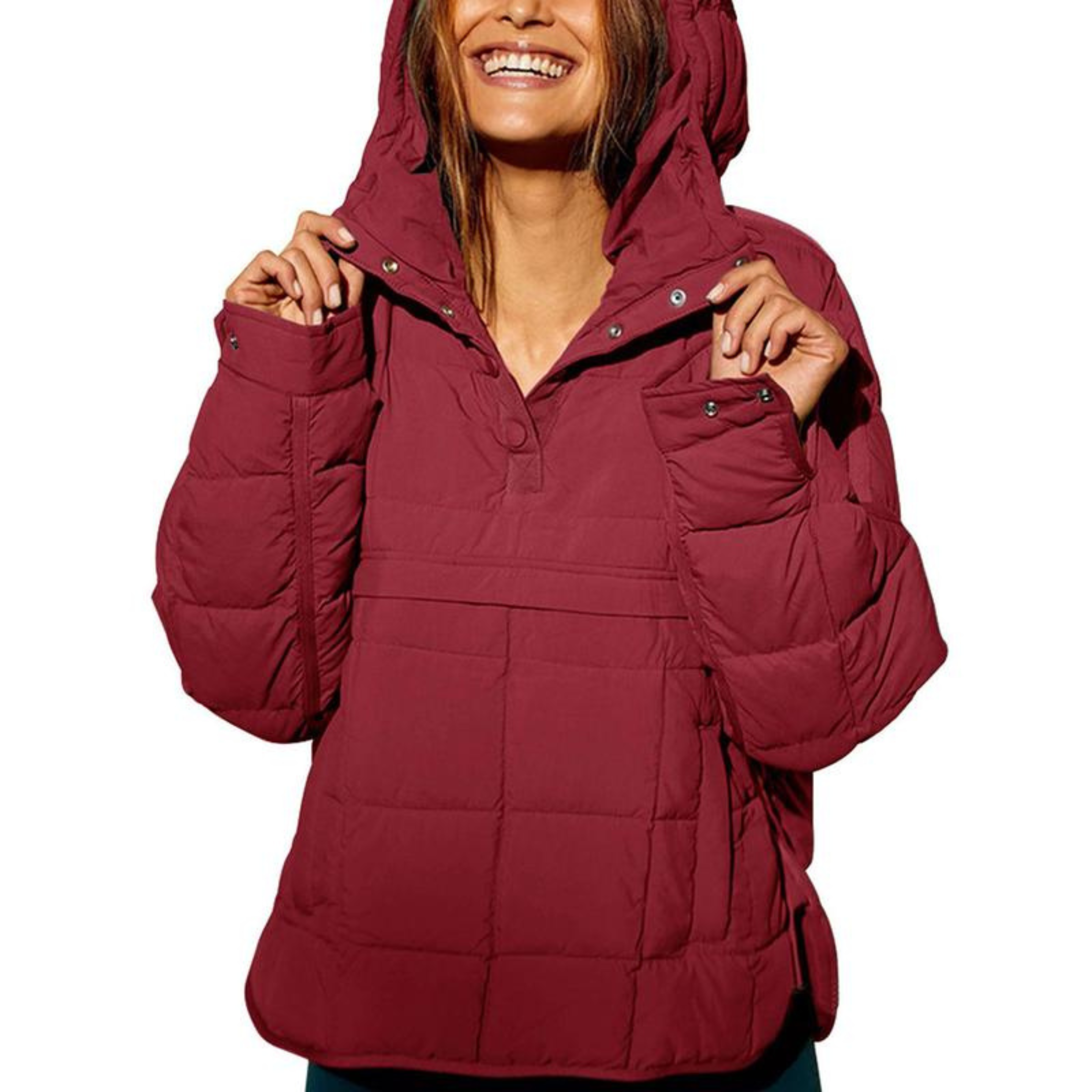 FARRELL™ – Prešívaná mikina s kapucňou oversized