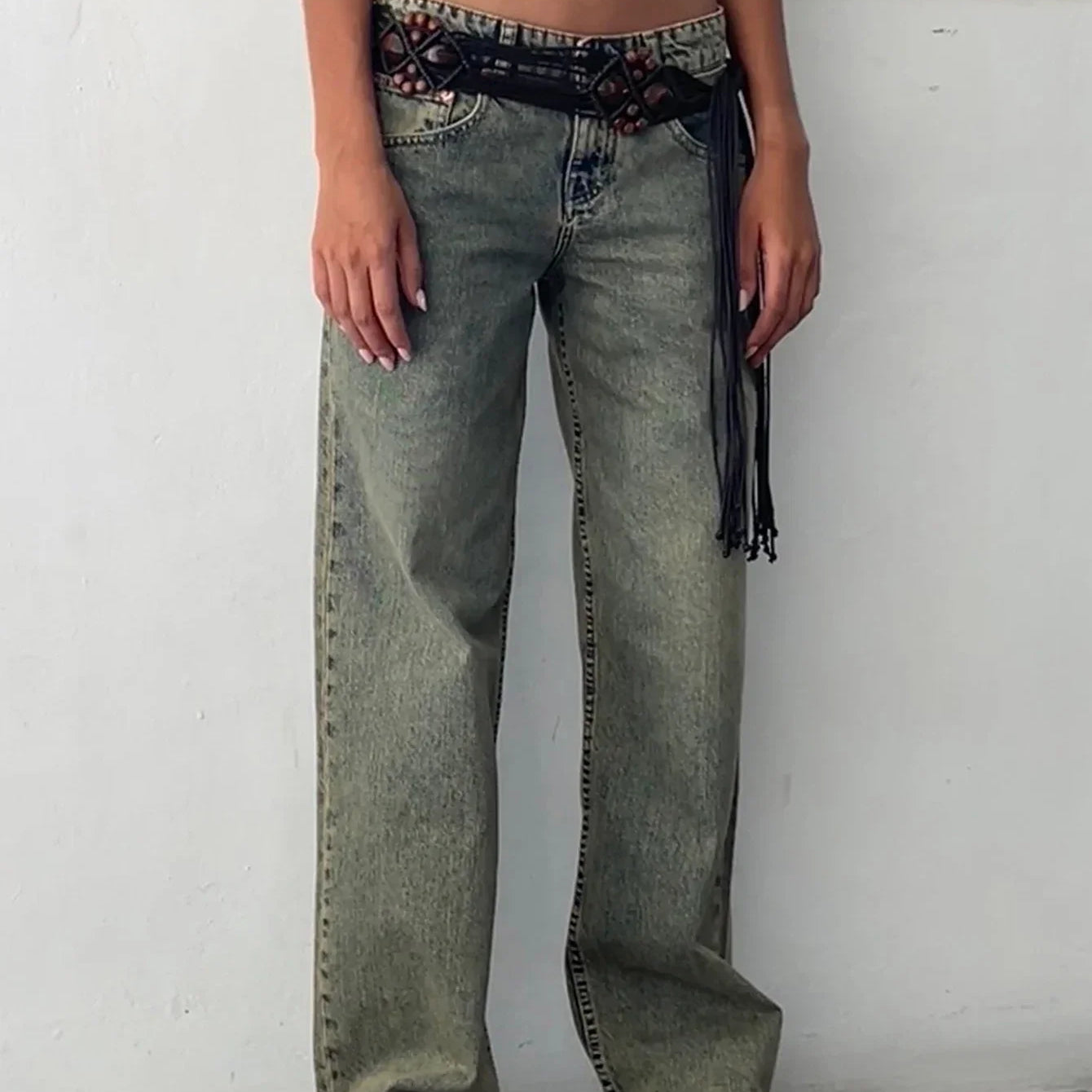 SYLVAINE™ – Vintage Casual Baggy Jeans