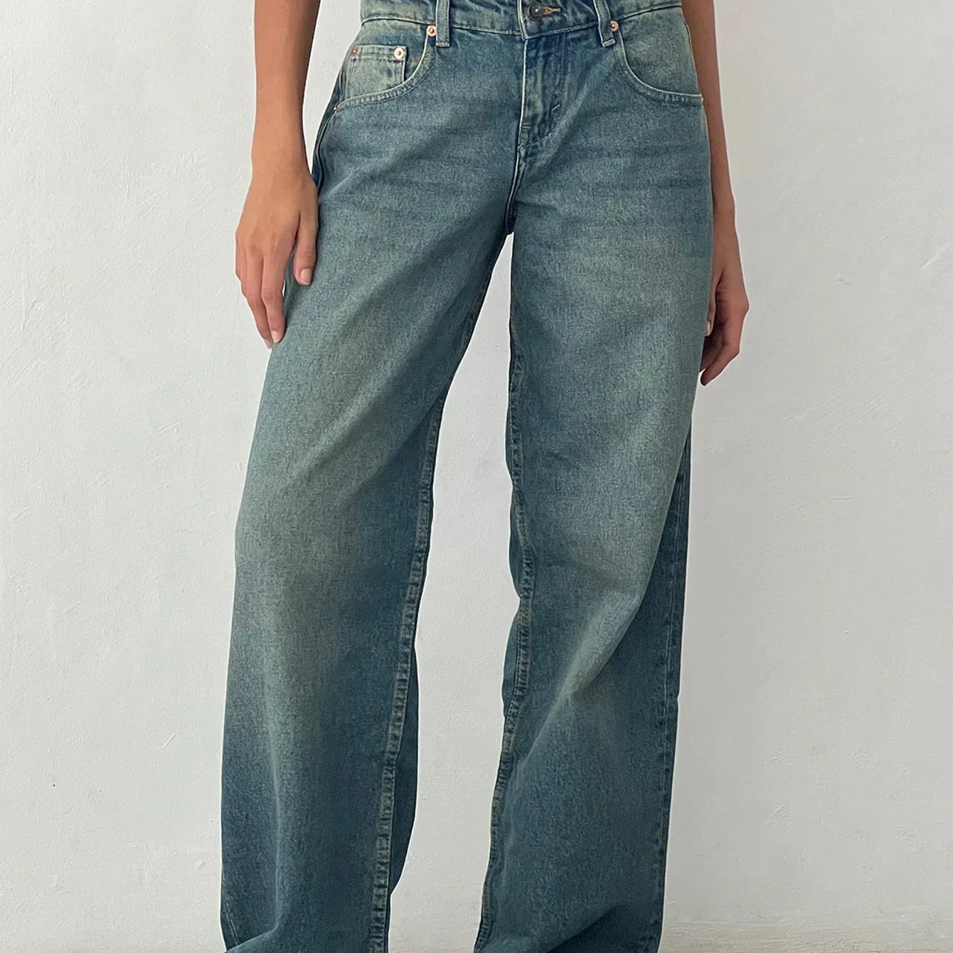 SYLVAINE™ – Vintage Casual Baggy Jeans