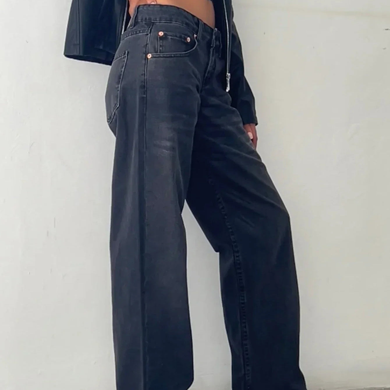 SYLVAINE™ – Vintage Casual Baggy Jeans
