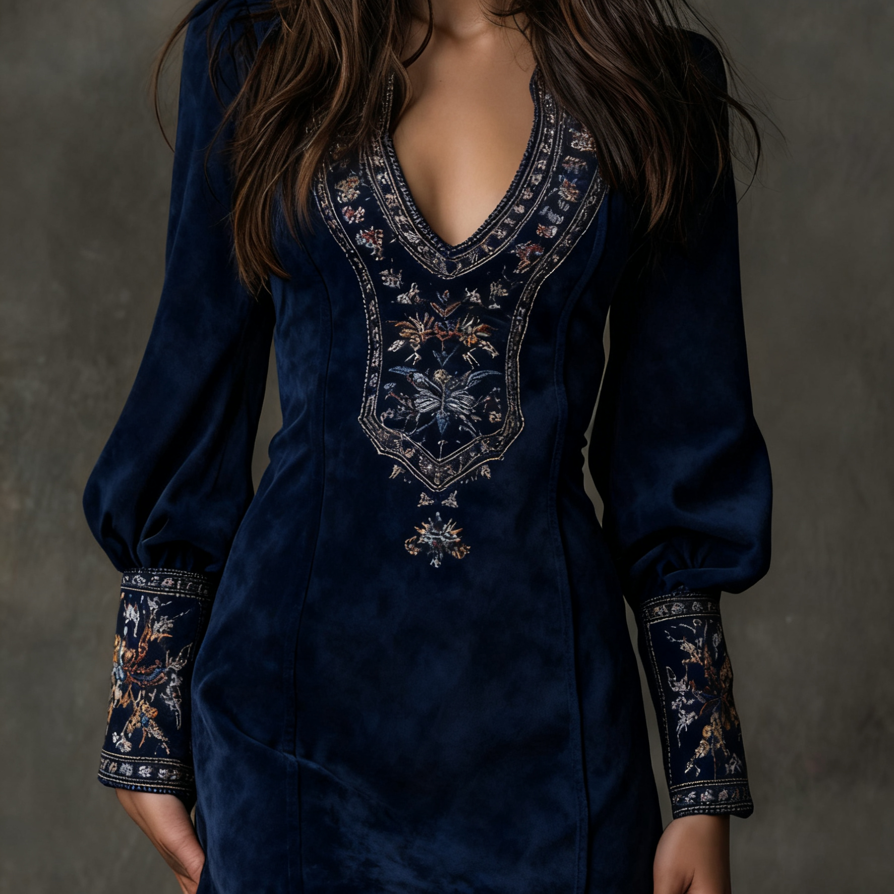 Virelya | Boho Detaile Mini Šaty