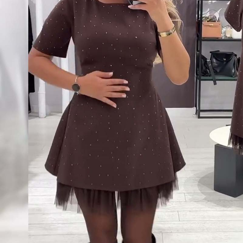 Camille™ – Elegantná minišaty s trblietavým komfortom
