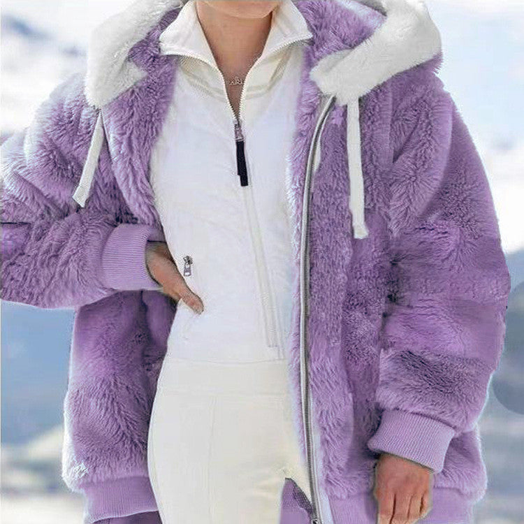 Norvian | Zimná bunda s kapucňou z fleece