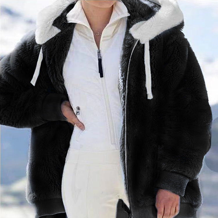 Norvian | Zimná bunda s kapucňou z fleece