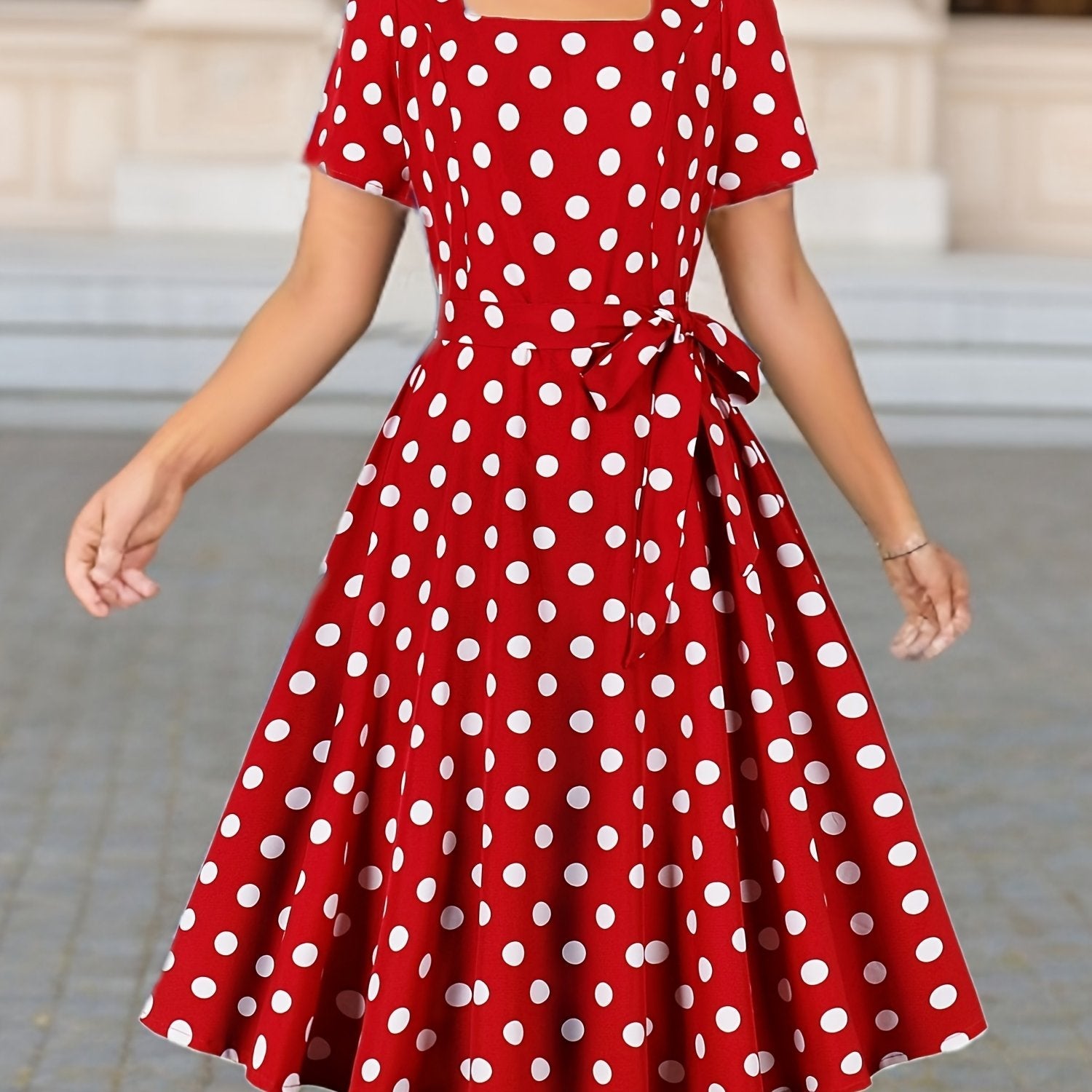 Marguerite™ | Elegantná pohodlná bodkovaná róba nadčasového strihu