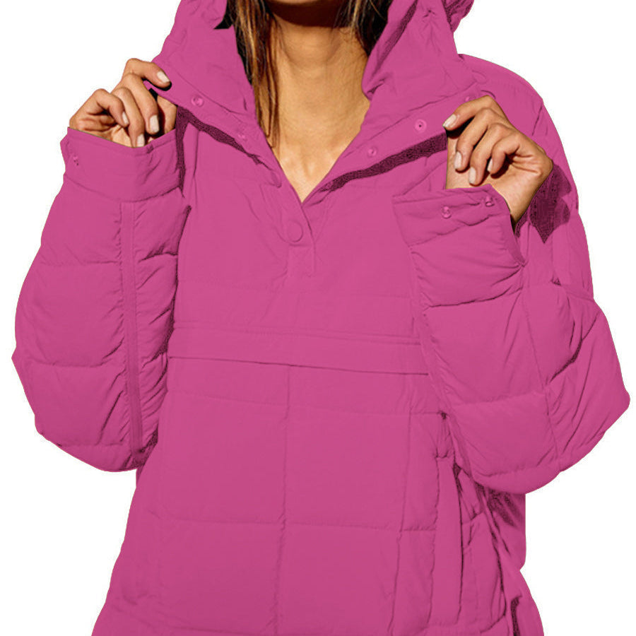 FARRELL™ – Prešívaná mikina s kapucňou oversized