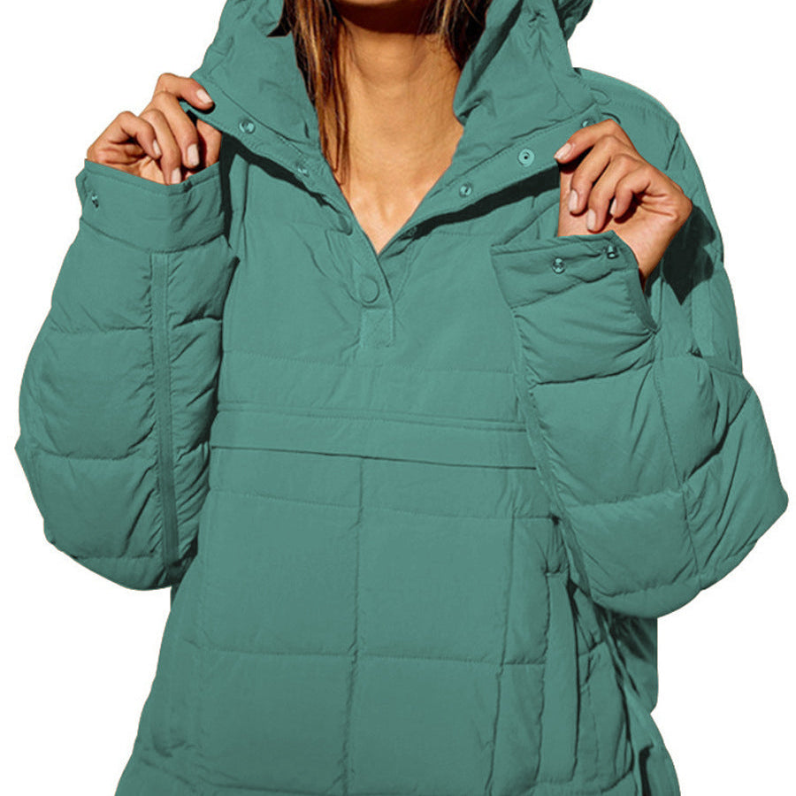 FARRELL™ – Prešívaná mikina s kapucňou oversized