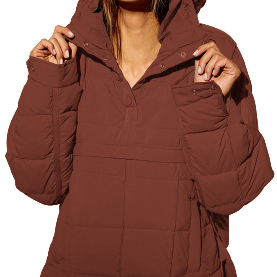 FARRELL™ – Prešívaná mikina s kapucňou oversized