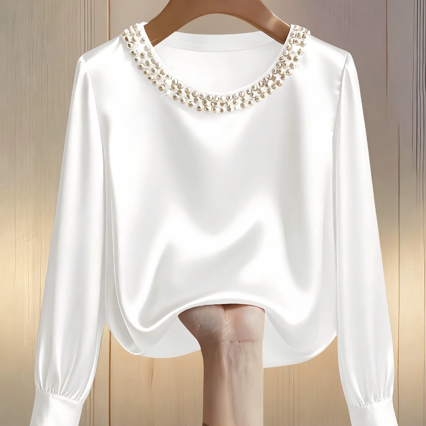 Perlisse | Elegantný top s okrúhlym výstrihom