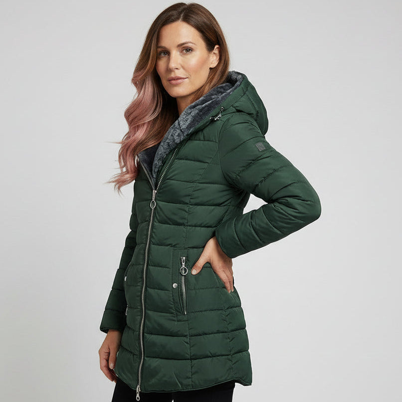 ELVIRA | ELEGANTNÝ OVERSIZE KABÁT S KAPUCŇOU